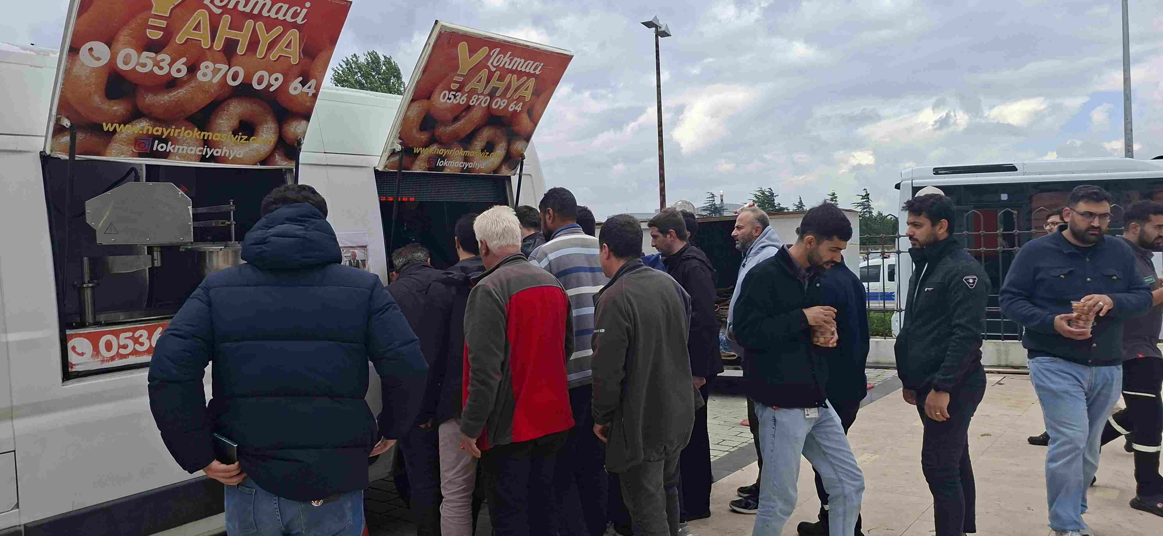 Cenaze ve mevlüt için özel paketli hijyenik lokma dökümü